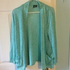 Teal cardigan